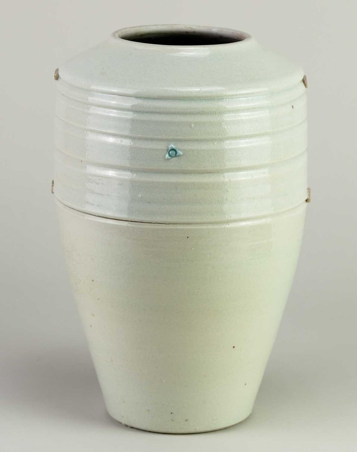 Lot 294 - JACK DOHERTY (born 1948); a ribbed porcelain...