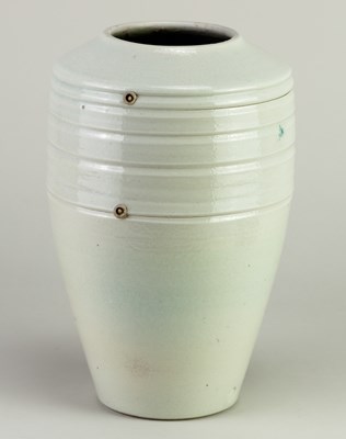 Lot 294 - JACK DOHERTY (born 1948); a ribbed porcelain...