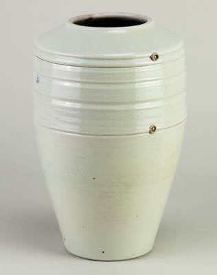 Lot 294 - JACK DOHERTY (born 1948); a ribbed porcelain...