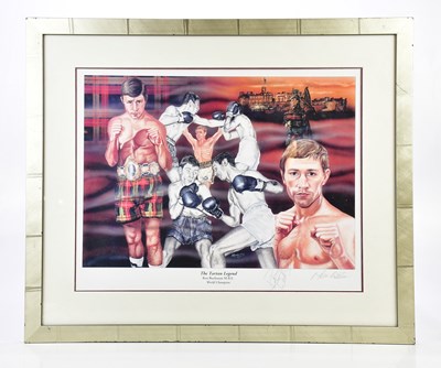 Lot 2372 - KEN BUCHANAN; an autographed print, 'The...