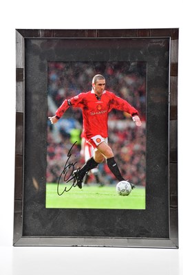 Lot 2300 - ERIC CANTONA; an autographed image of Eric in...