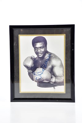 Lot 2371 - TREVOR BERBICK; an autographed image of Trevor,...