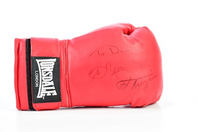 Lot 2357 - JOE FRAZIER & MICHAEL SPINKS; an autographed...