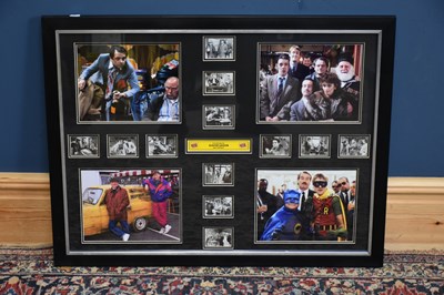 Lot 424 - ONLY FOOLS & HORSES; a framed montage of...