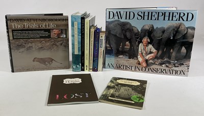 Lot 385 - A collection of signed books, with some...