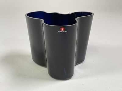 Lot 256 - ALVAR AALTO FOR IITTALA OF FINLAND; an art...