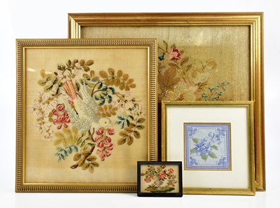 Lot 1147 - An early 20th century needlework depicting a...