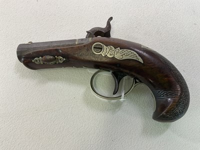 Lot 13 - HENRY DERINGER; an original pocket pistol with...