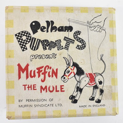 Lot 470 - PELHAM PUPPETS; a boxed Muffin The Mule puppet.