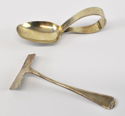 Lot 643 - A J BAILEY; a George V hallmarked silver spoon...