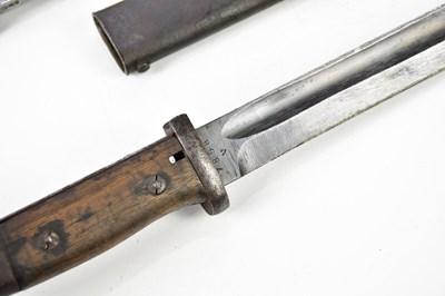 Lot 1626 - Two German bayonets including a WWI Mauser...