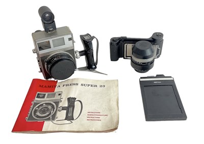 Lot 306 - A Mamiya Press Super 23 camera, serial number...