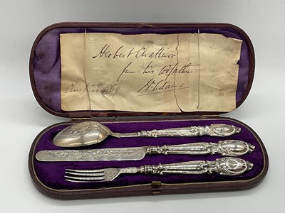 Lot 458 - HILLIARD & THOMASON; a Victorian hallmarked...