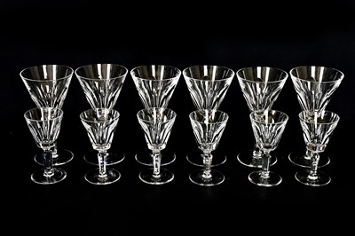 Lot 1460 - WATERFORD; a collection of glassware in the...