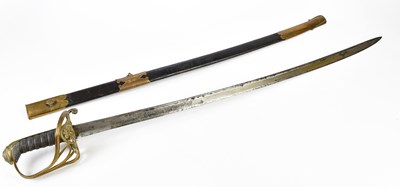 Lot 1622 - A George IV 1822 pattern officer's sword, with...