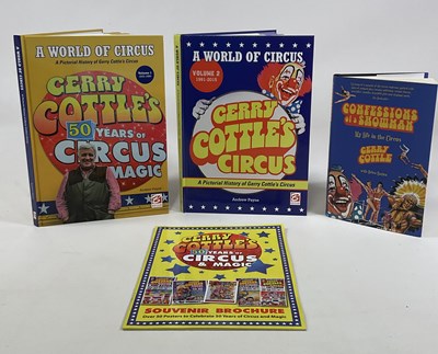 Lot 398 - GERRY COTTLE; 'A World Of Circus', in two...