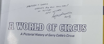 Lot 398 - GERRY COTTLE; 'A World Of Circus', in two...
