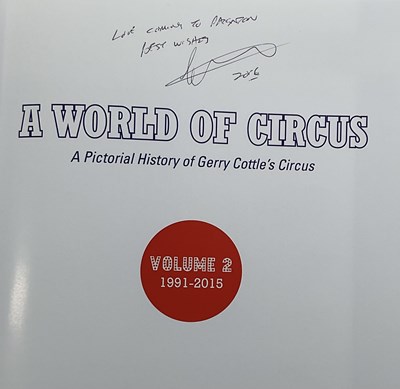 Lot 398 - GERRY COTTLE; 'A World Of Circus', in two...
