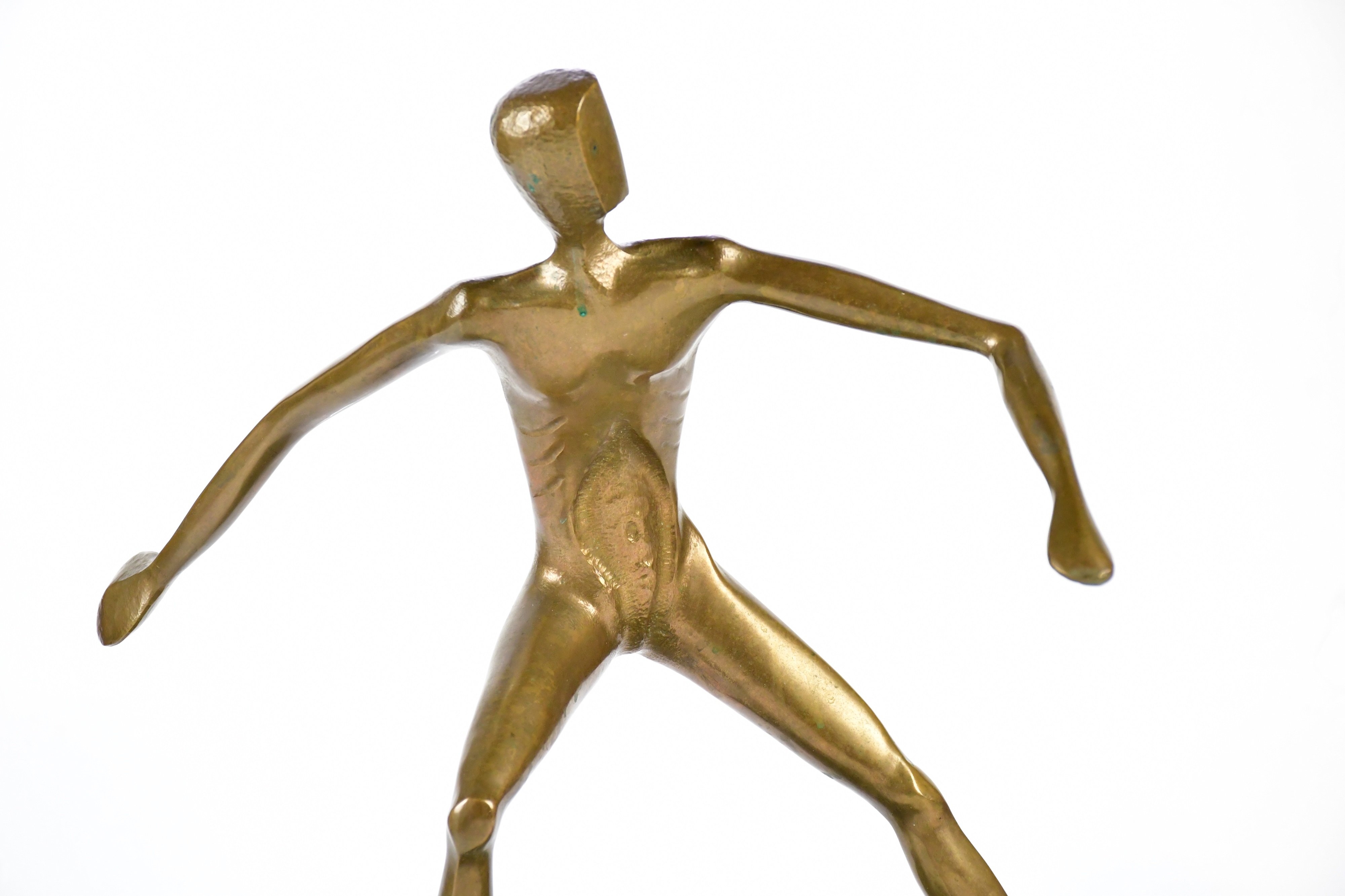 Lot 1175 JOHN MULVEY (born 1939); a bronze sculpture,