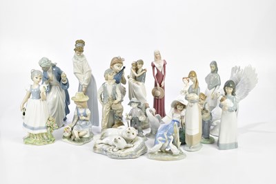 Lot 1442 - NAO; a collection of eight figures and models...