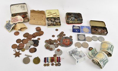 Lot 845 - A quantity of sundry all world coins and...