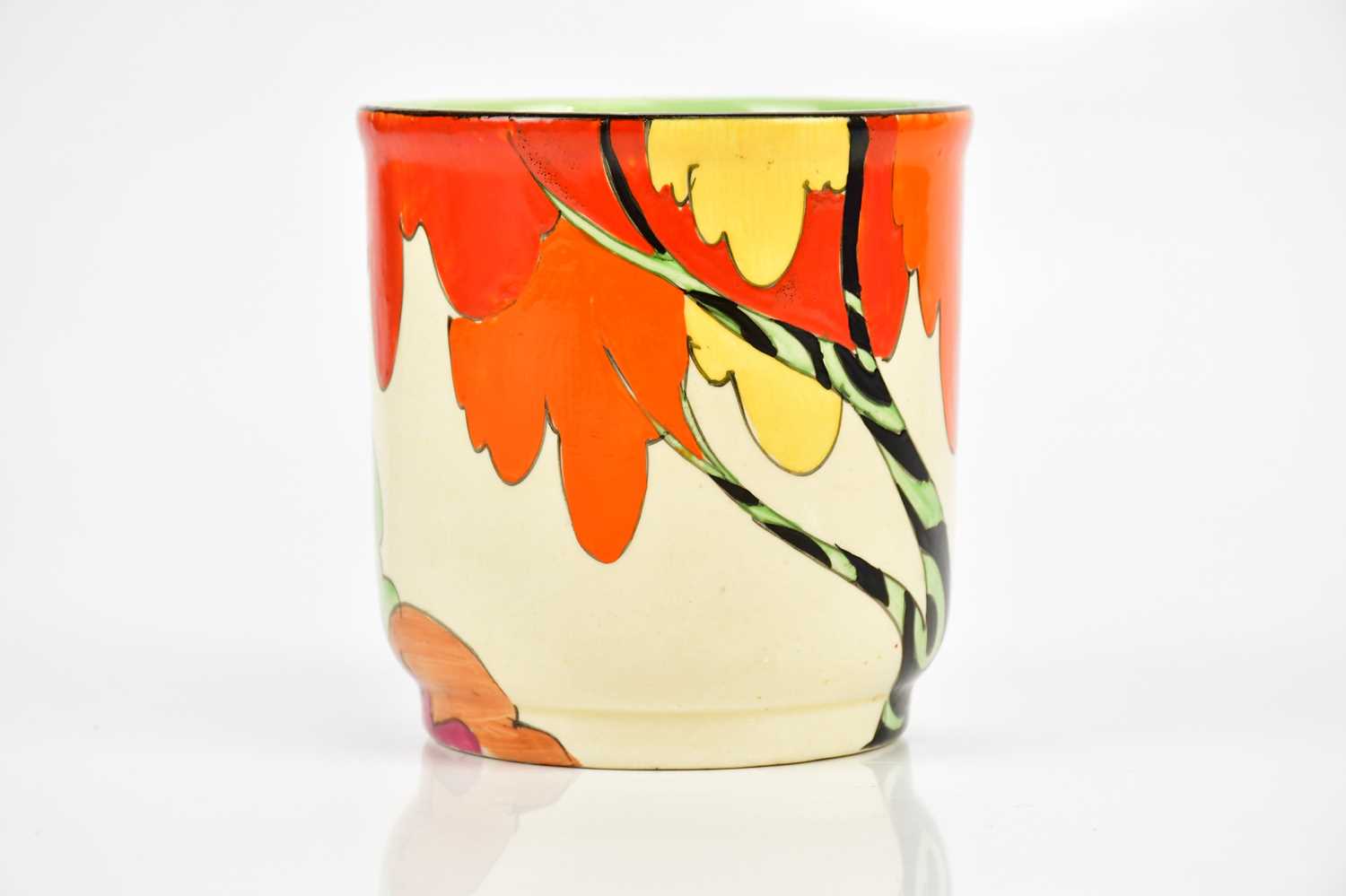 Lot 2189 - CLARICE CLIFF; a Fantastique vase of...