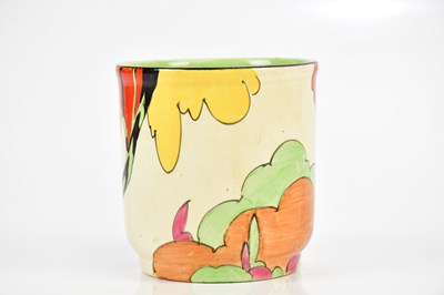 Lot 2189 - CLARICE CLIFF; a Fantastique vase of...