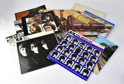 Lot 179 - THE BEATLES; ten LPs comprising 'Let it Be......