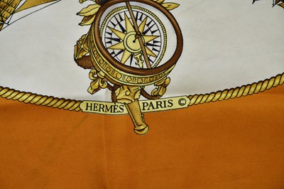 Lot 817 - HERMÈS; a 100% silk Silhouettes Navales...