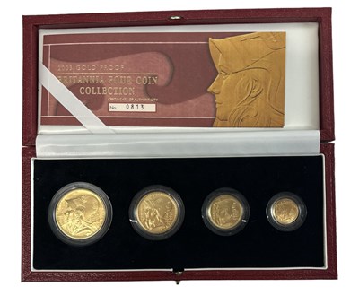 Lot 757 - THE ROYAL MINT; a 2003 Gold Proof Britannia...