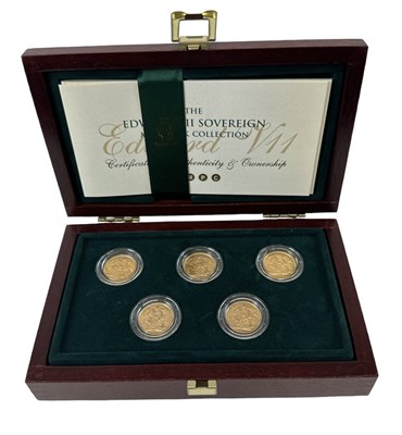 Lot 760 - THE ROYAL MINT; an Edward VII Sovereign...