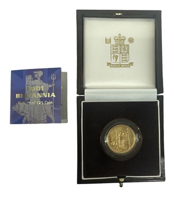 Lot 788 - THE ROYAL MINT; a 2001 Britannia gold proof...