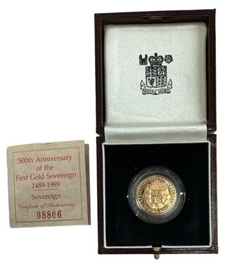 Lot 791 - THE ROYAL MINT; a 1989 500th Anniversary of...