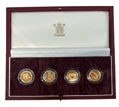 Lot 756 - THE ROYAL MINT; a 2003 gold proof four coin...