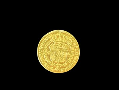 Lot 771 - A Charles IV of Spain four escudos gold coin,...