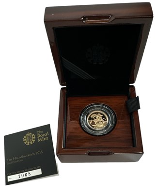 Lot 801 - THE ROYAL MINT; a 2015 gold proof half...