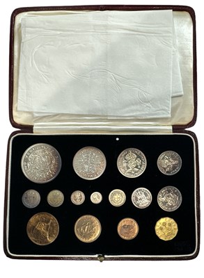 Lot 800 - THE ROYAL MINT; a 1937 specimen coin set...