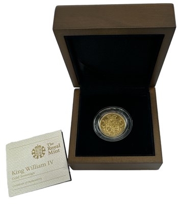 Lot 781 - THE ROYAL MINT; a King William IV gold...