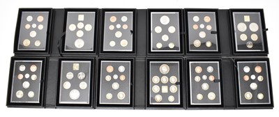 Lot 805 - A set of commemorative proof coin sets from...