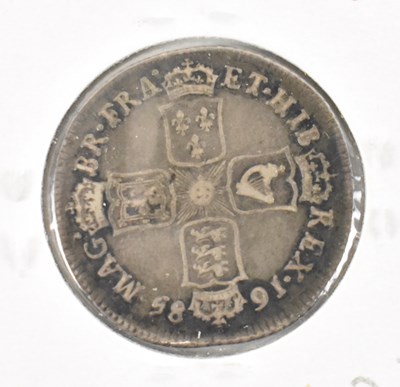 Lot 844 - A James II shilling, 1685.