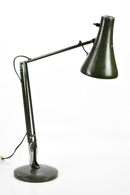 Lot 1570 - A vintage green Anglepoise lamp.