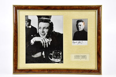 Lot 433 - AUTOGRAPHS; four framed autograph montages...