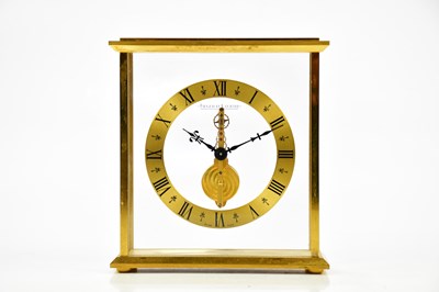 Lot 2086 - JAEGER-LECOULTRE; a gilt metal cased skeleton...