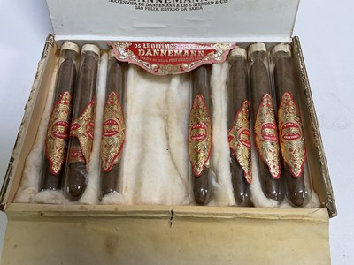 Lot 1 - CIGARS; a group of seven Dannemann cigars,...