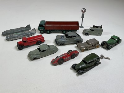 Lot 112 - A small group of play worn diecast vehicles...