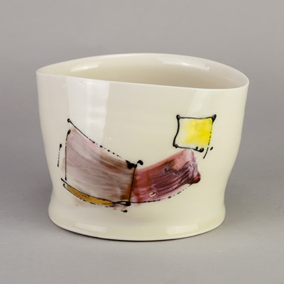 Lot 37 - ASHLEY HOWARD (born 1963); a porcelain vessel...