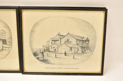 Lot 451 - BLACKPOOL; four etchings of Victorian images...