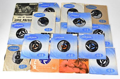 Lot 223 - ROCK AND POP; seventeen 45rpm singles to...