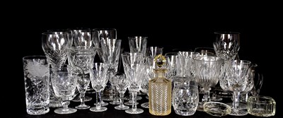 Lot 1591 - WATERFORD CRYSTAL; a collection of cut glass...