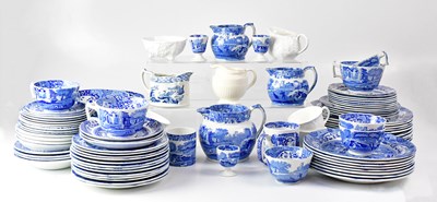 Lot 308 - SPODE; a blue 'Italian' part dinner and tea...